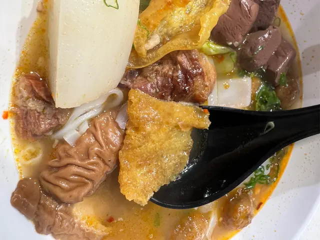 滷水豬大腸是其中最美味的配菜