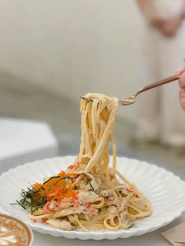 明太子櫻花蝦扁意粉