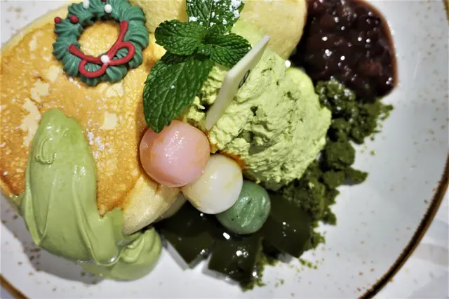 宇治抹茶紅豆梳乎厘 