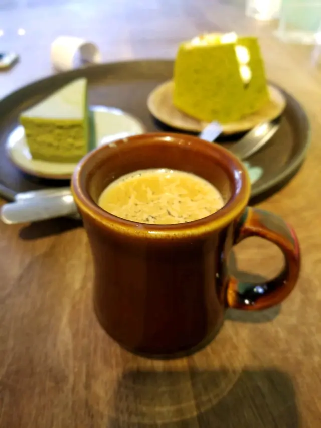 Hojicha au lait