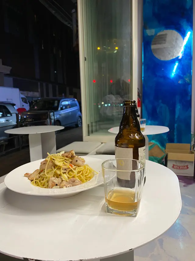 雞肉雖然無第一次食咁嫩滑，但依然好食！橄欖油同蒜味嘅融合好好，成碟意粉係一體，貌似簡單卻一點都不易。  