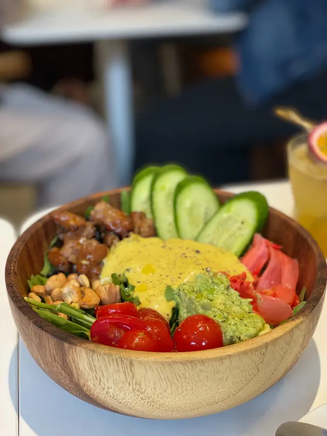 日式燒雞沙律碗