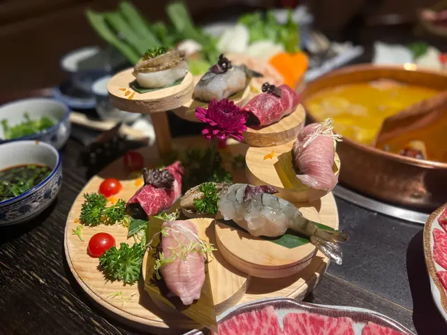 夫妻火鍋壽司盛