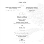 Lunch Menu