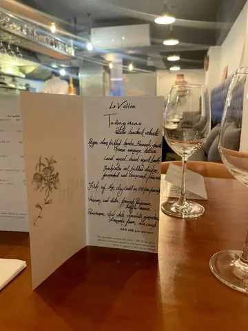 Winter Tasting Menu