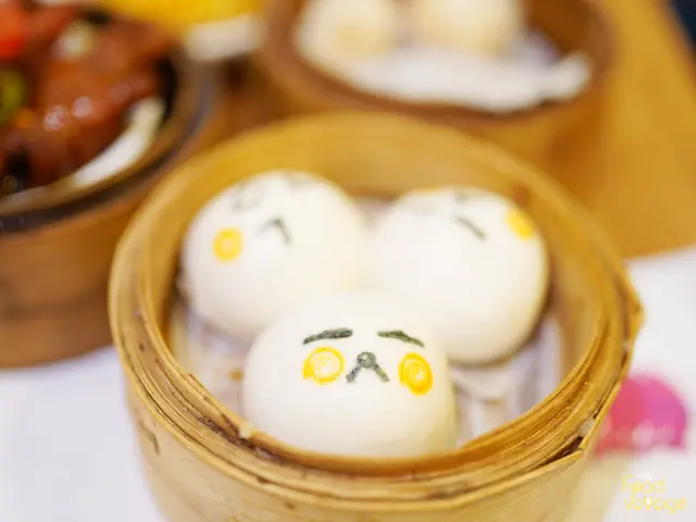 卡通流心芋蓉包