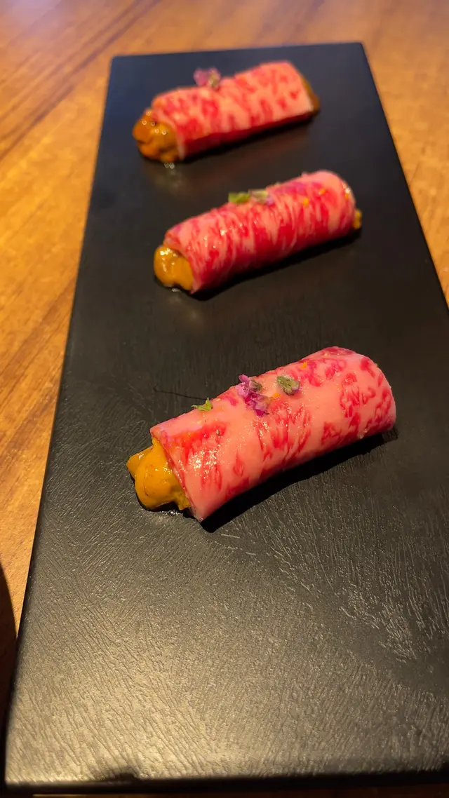 海膽和牛卷