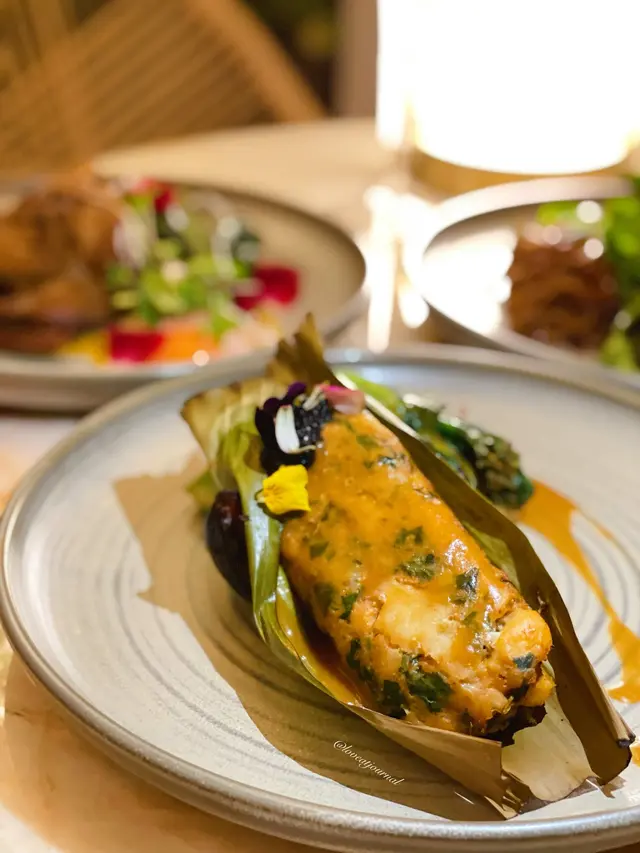 馬拉蕉葉焗魚蓉