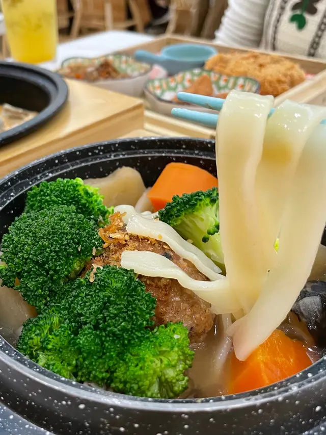 素獅子頭關東煮湯扁烏冬