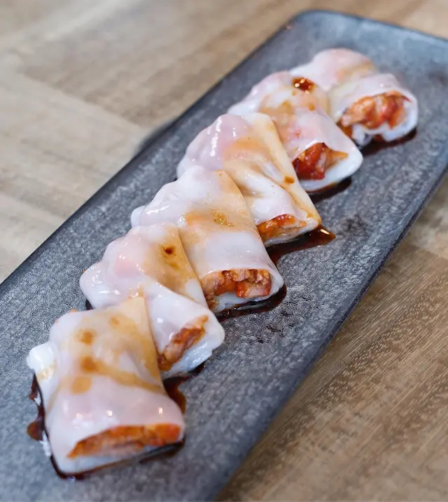 西班牙黑豚肉叉燒腸粉