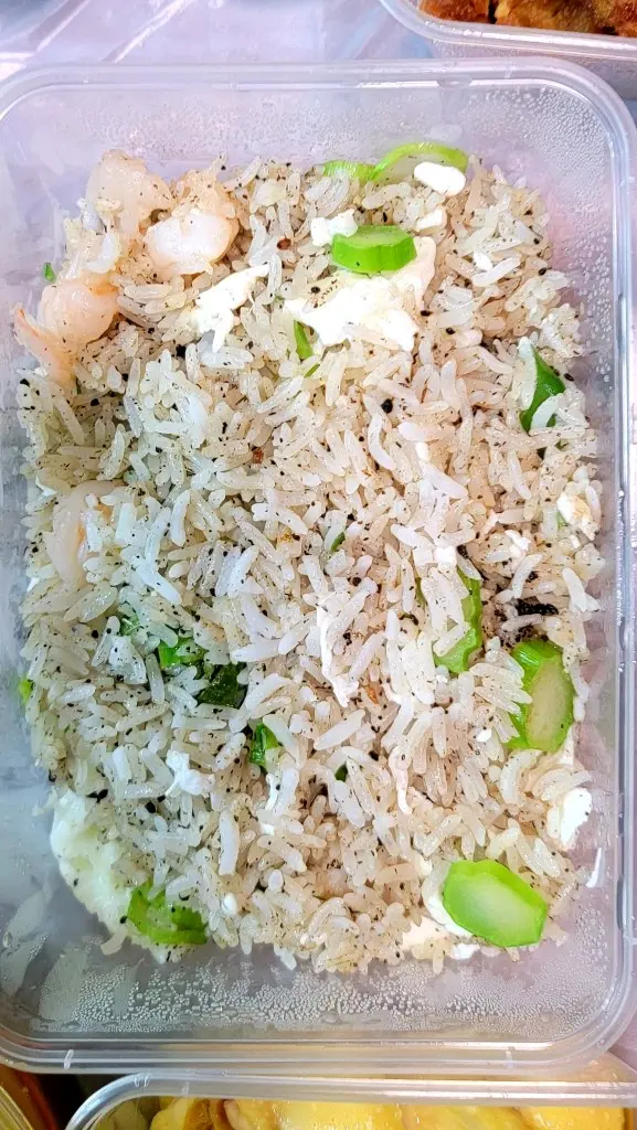 黑松露蝦粒蛋白炒飯