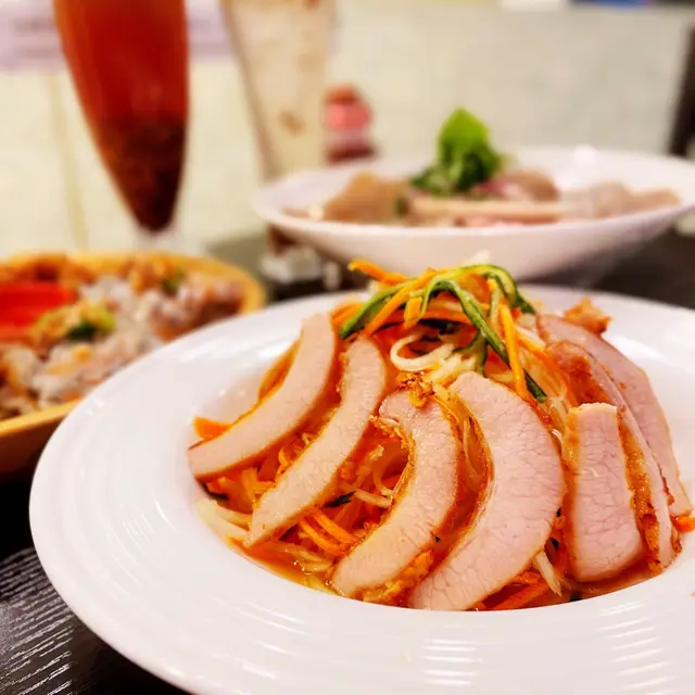 Grilled Pork Neck & Cucumber Salad