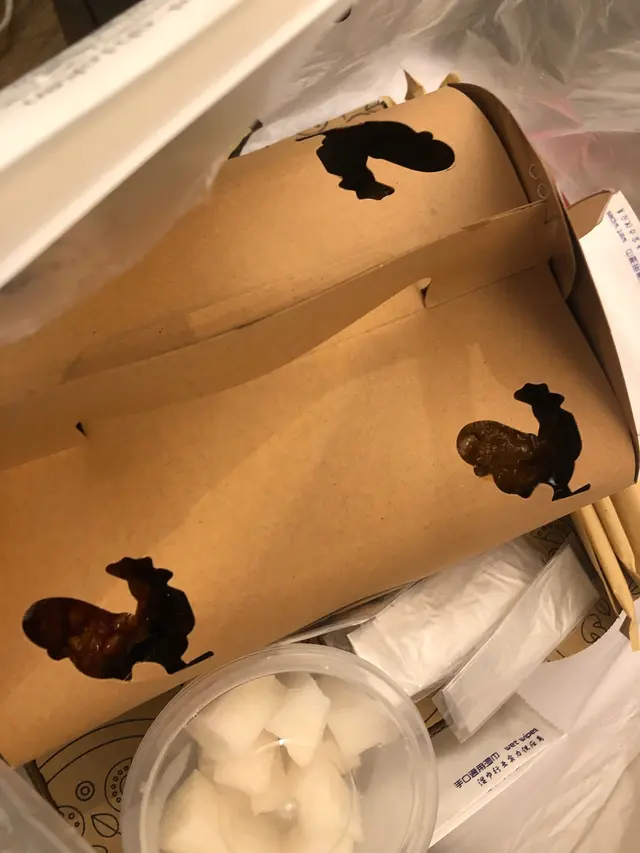 貼心外賣炸雞盒 通風👍