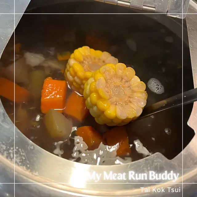 老火湯🍲 : 佛手瓜蘿蔔粟米南北杏湯