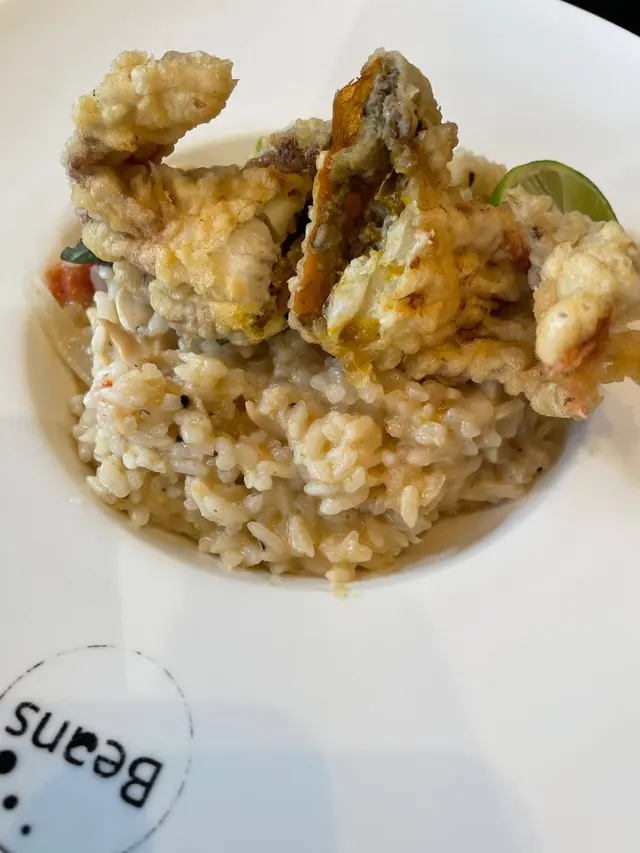 青咖喱軟殼蟹Risotto