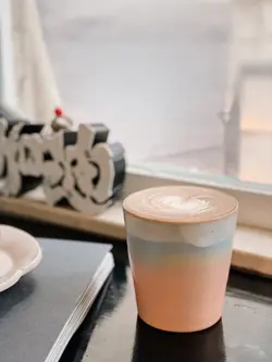 Hot Hojicha Latte