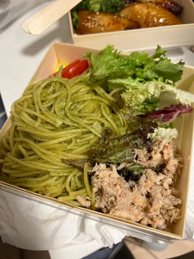 羅勒忌廉蟹肉意大利麵