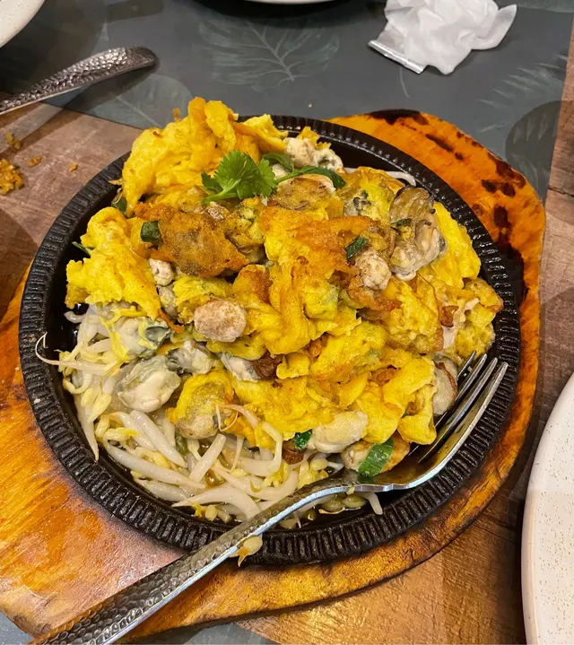 鐵板蠔仔炒蛋