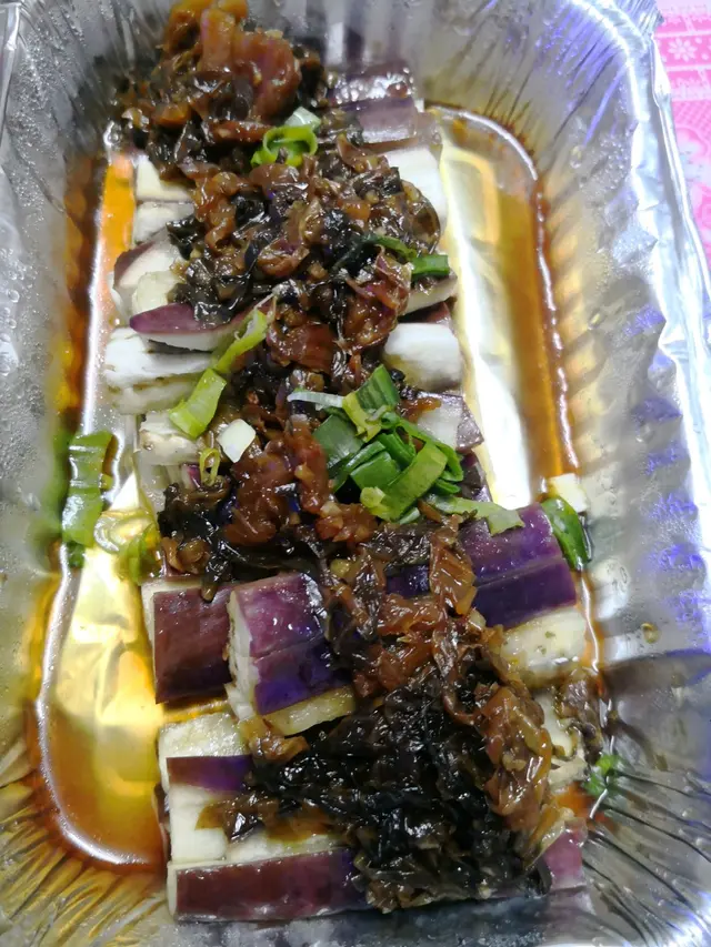 梅菜蒸茄子