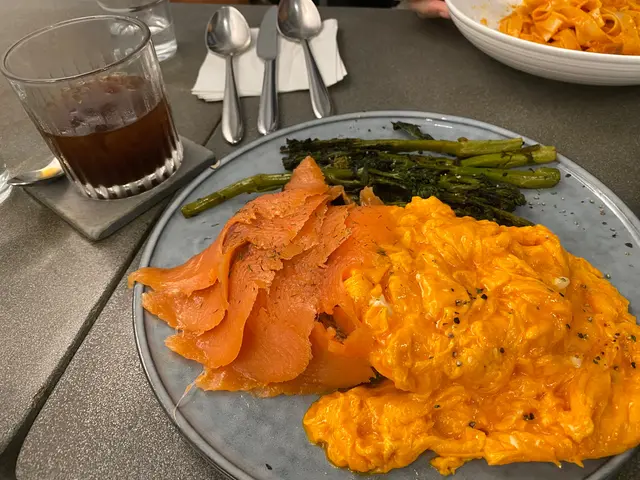 Salmon Scrambled Sourdough