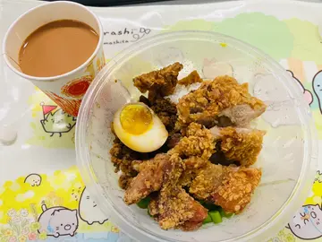 台式鹽酥雞扒溏心蛋肉燥飯