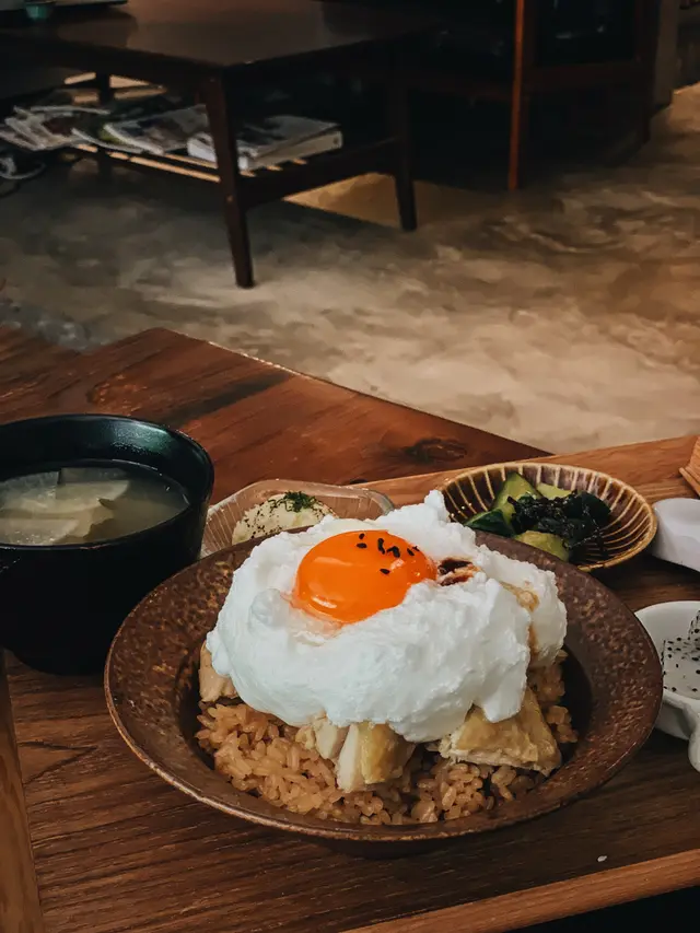 月見浮雲親子丼