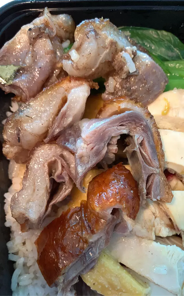 燒鵝部位全是脂肪