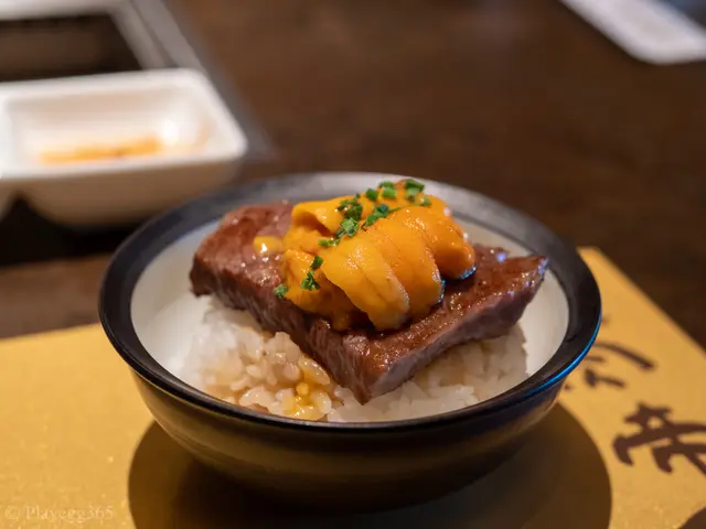 海膽牛柳芯飯付蒜豉油