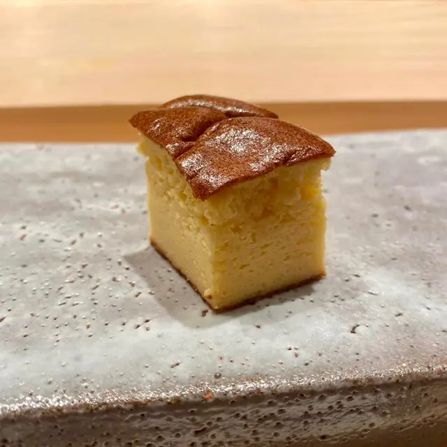 雪月花 lunch omakase：充滿蛋香嘅「海綿蛋糕」！