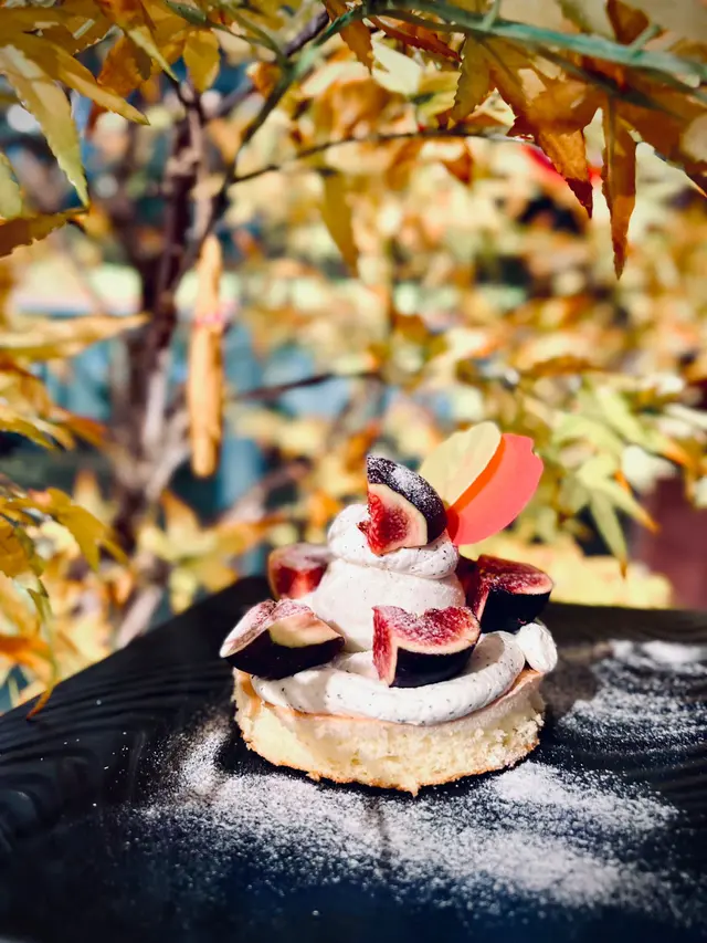 伯爵茶無花果班戟