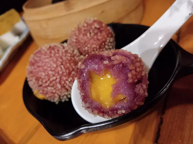 紫薯煎堆仔