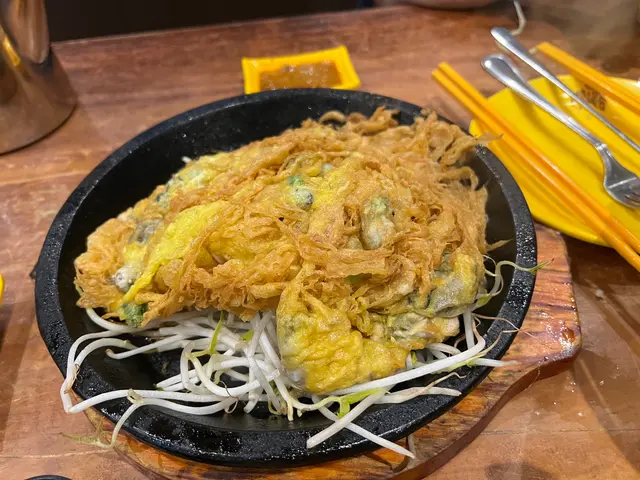 泰式鐵板蠔餅