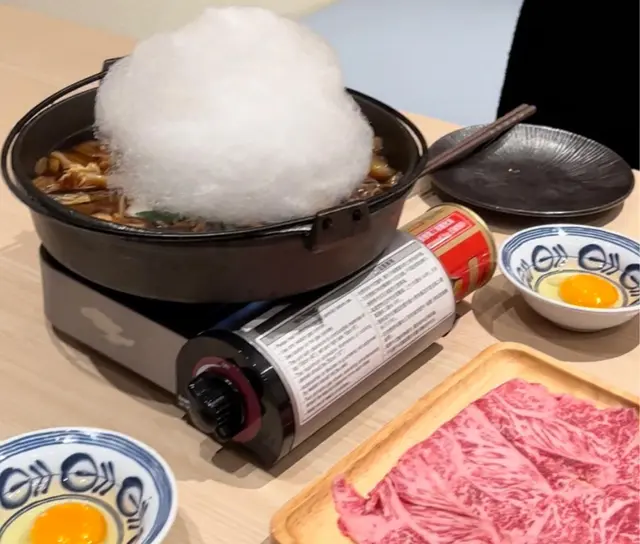 A4宮崎和牛壽喜燒+加棉花糖