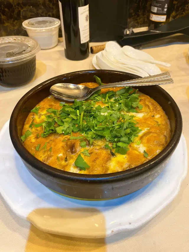 古法雞蛋焗魚腸