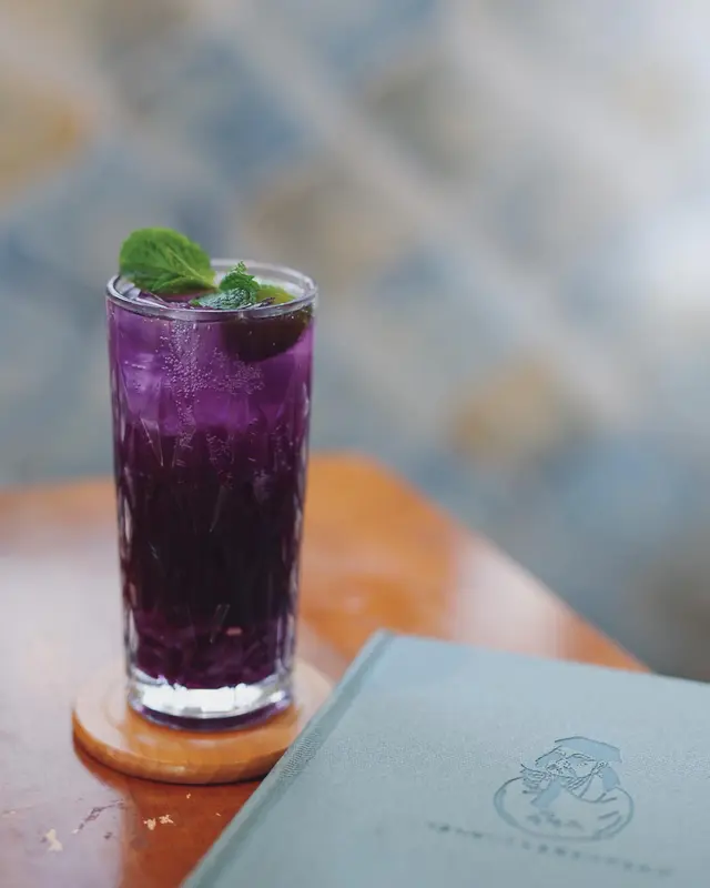 洛神花青檸紫梳打