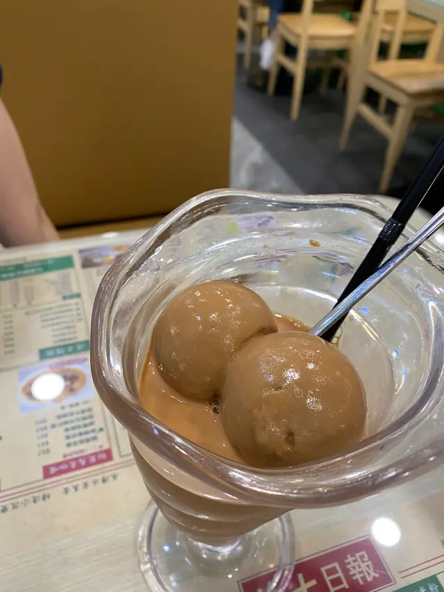 乒乓波黑糖奶茶