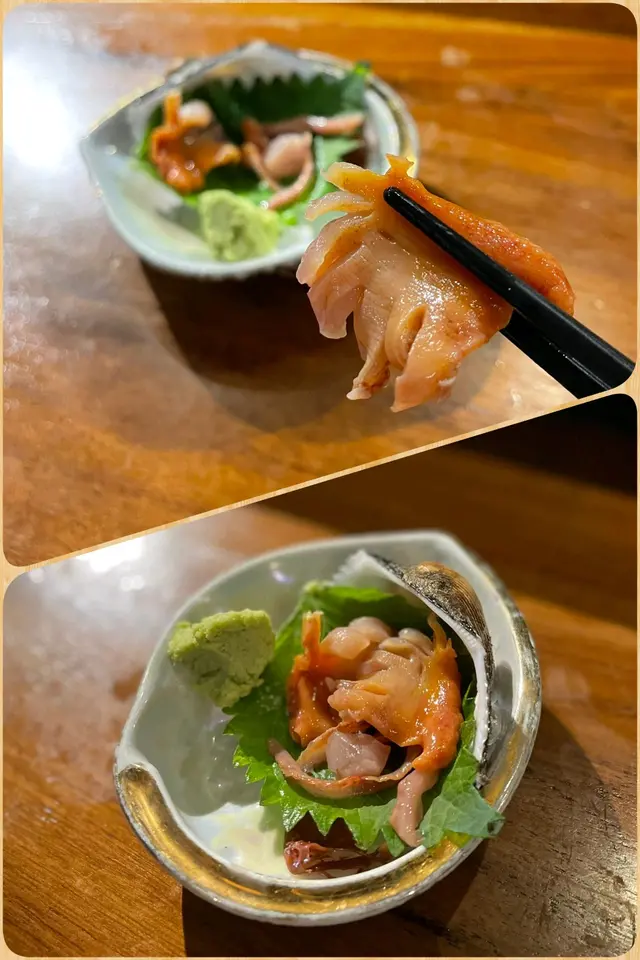 赤貝刺身