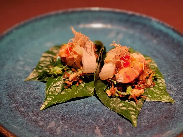 檳榔葉豬肉虎蝦沙律