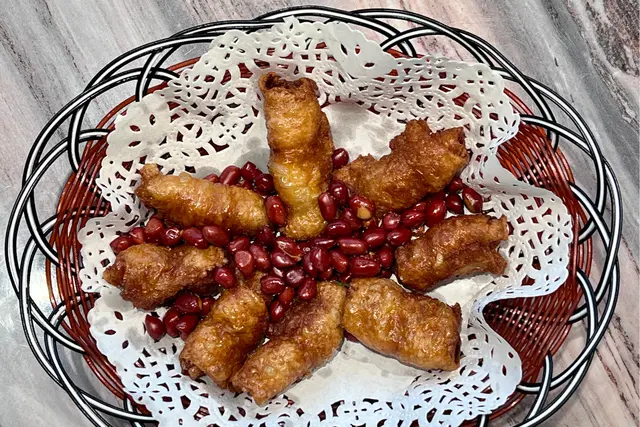 炸雞皮餃子
