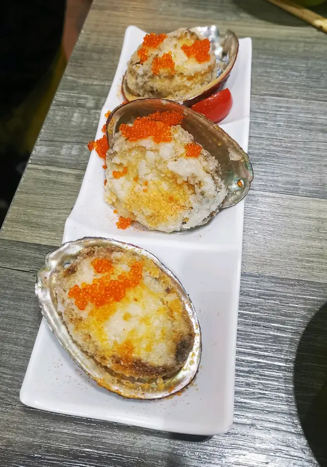 椒鹽鮑魚3隻送6隻燒大花甲