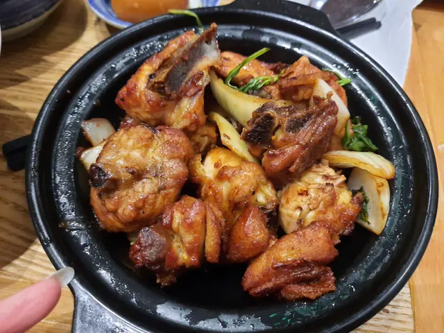 煲仔塔香三杯雞定食