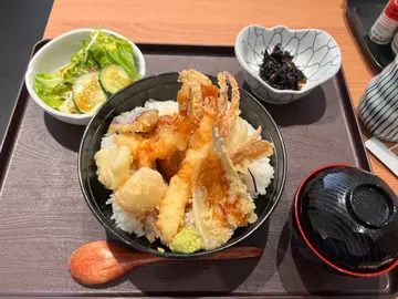 海鲜山葵天丼