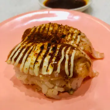 芝士三文魚腩火炙壽司 