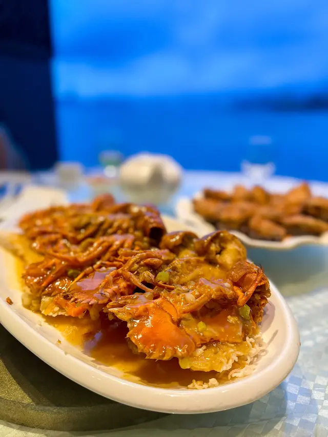 上湯琵琶蝦煎米粉底