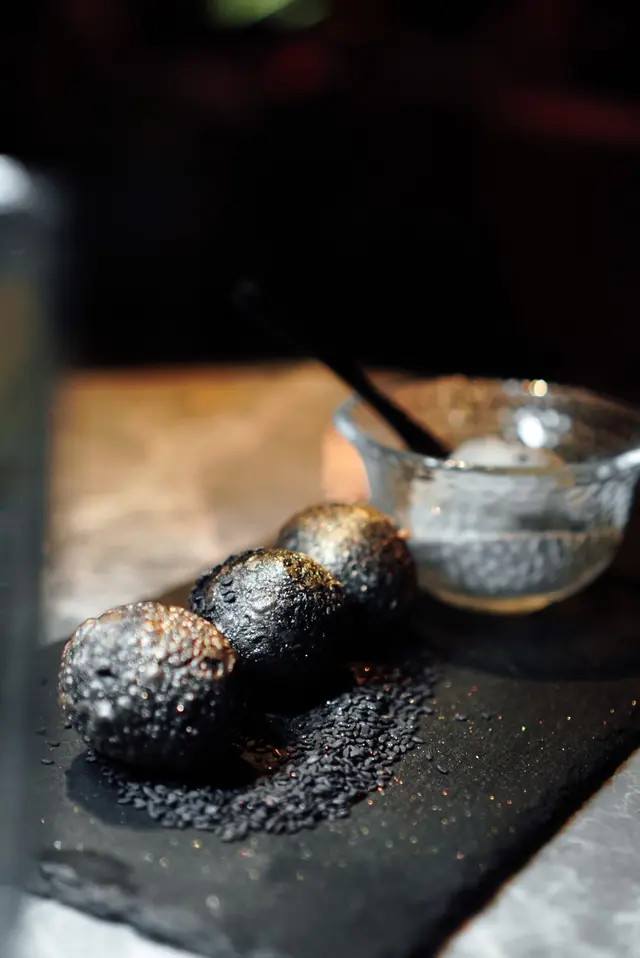 流沙球配冰淇淋