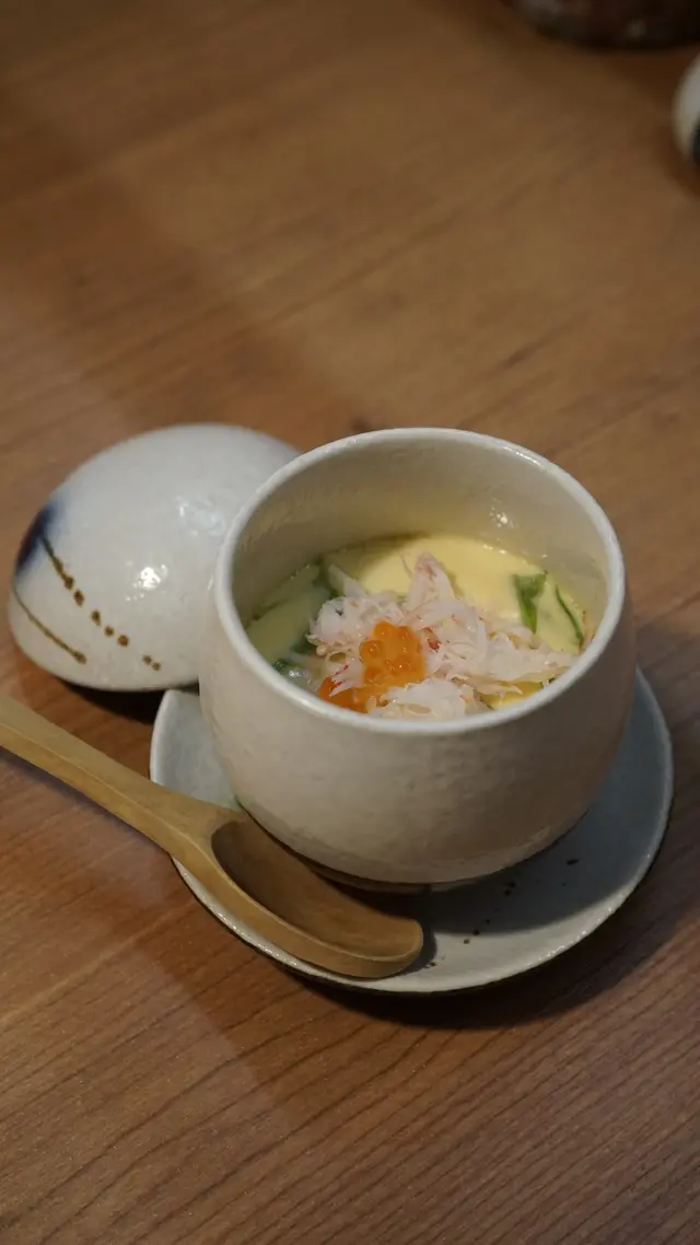 蟹肉蒸蛋