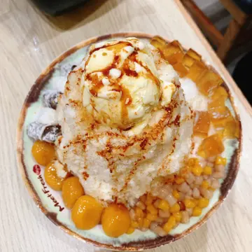 芋薯圆Q麻糬牛奶冰