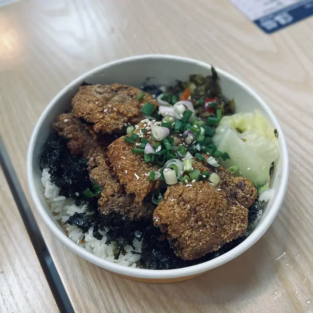 蜜汁紫菜排骨飯