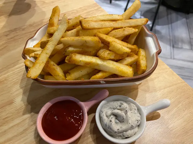 粗薯條配黑松露醬