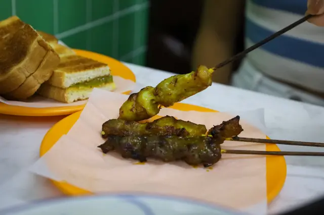 雞、牛、豬串燒